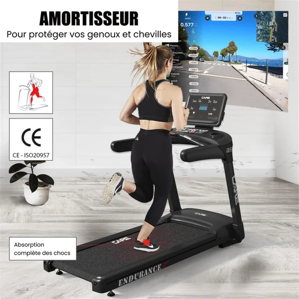 Tapis de course Endurance 22Km/H 150*57 Advanced Care Fitness