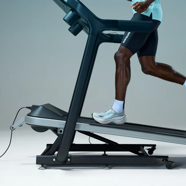 Tapis de course pliable 22km/h, Challenge Run garanti par Decathlon