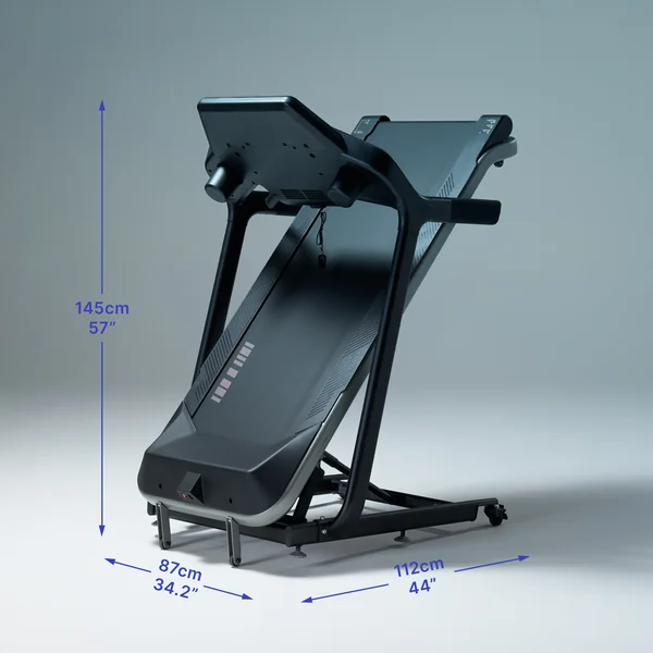 Tapis de course pliable 22km/h, Challenge Run garanti par Decathlon