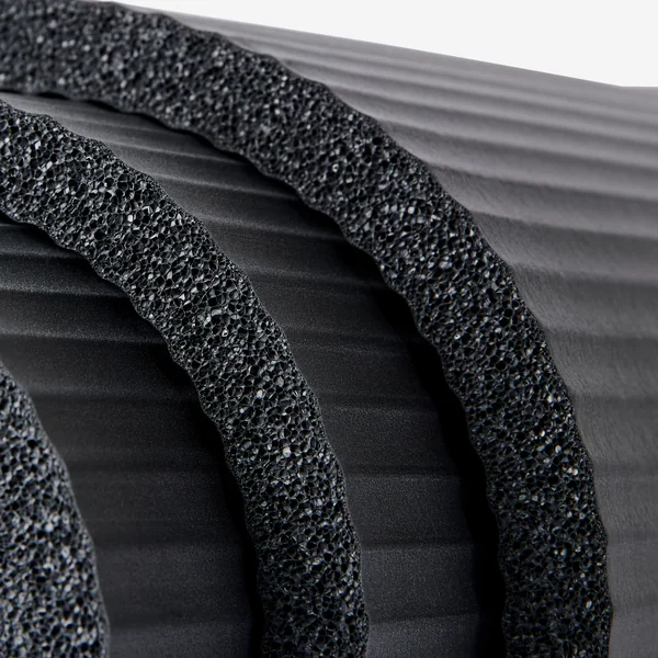 Tapis de Pilates large et ultra confort épaisseur 20 mm, noir