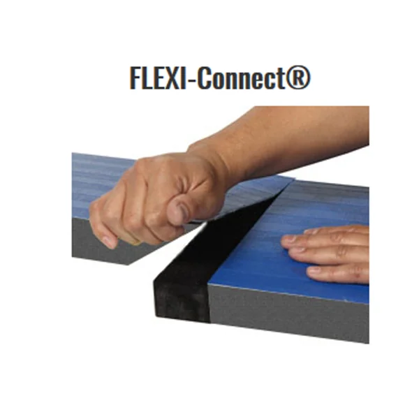 Tapis de sol combat 1m2 x4cm Sportcom - Flexiroll Riz noir