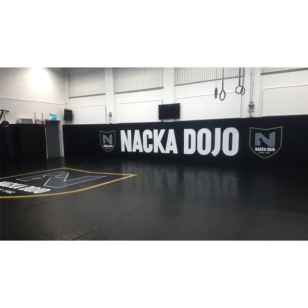 Tapis de sol combat 1m2 x5cm Sportcom - Flexiroll Riz noir