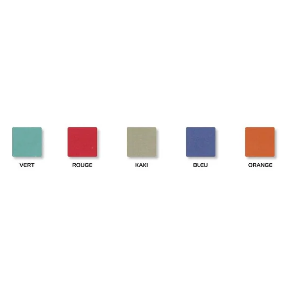 Tatami judo 200x100x4 cm - Coton dessous nu rouge