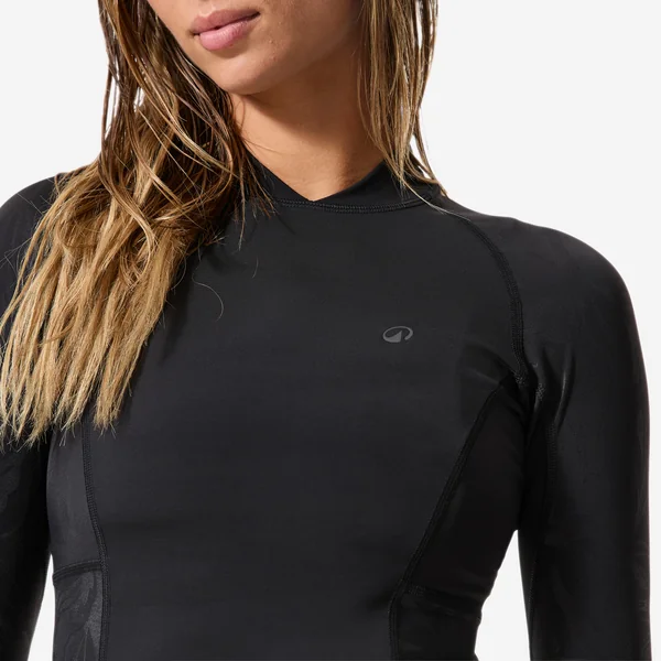 Tee shirt anti uv manches longues femme, 900 Lou Eclipse noir