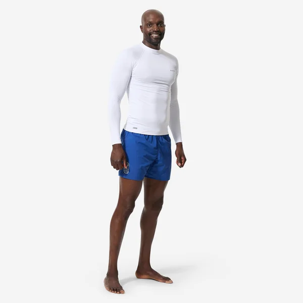 Tee shirt anti uv surf top 100 manches longues homme blanc