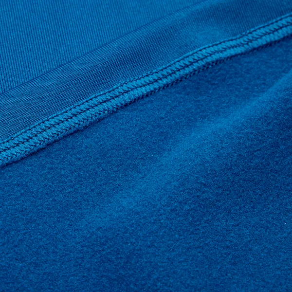 Tee shirt polaire manches courtes enfant bleu