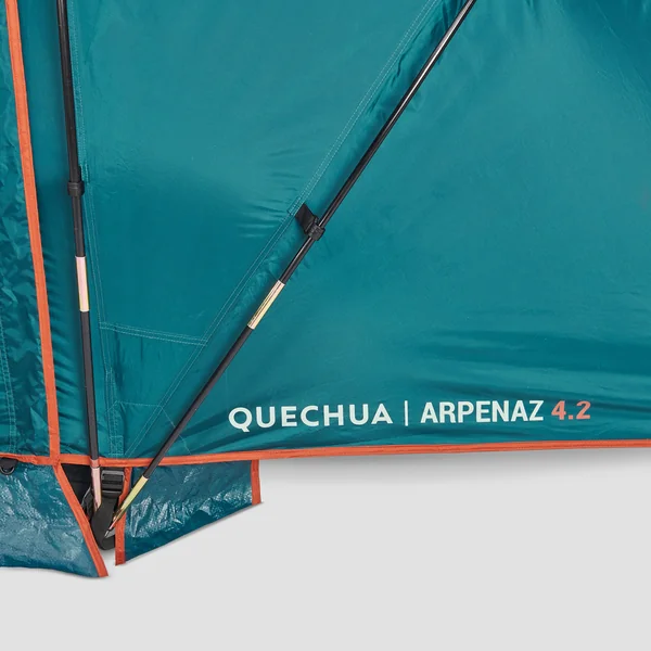 Tente de camping 4 places 2 chambres, Arpenaz 4.2