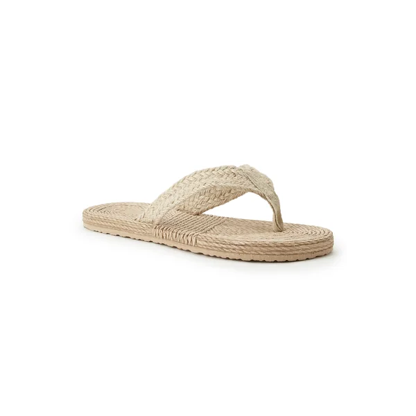 Tongs en paille