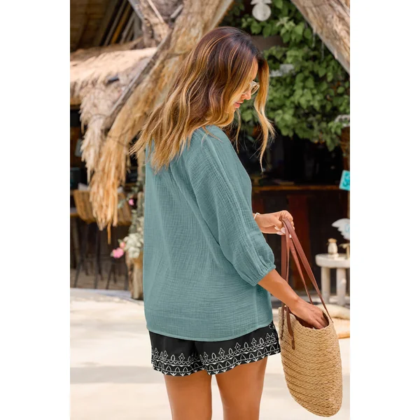 Top cover up bleu