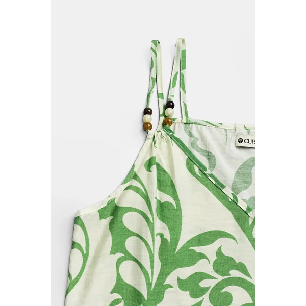 Top tropical sans manches