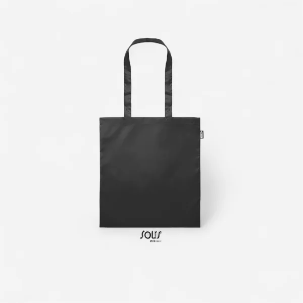 Tote bag polyester recyclé Sol'S - noir
