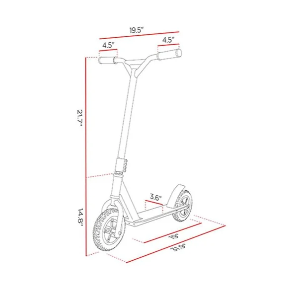 Trottinette urbaine STREET SURFING dirt street rush xtreme