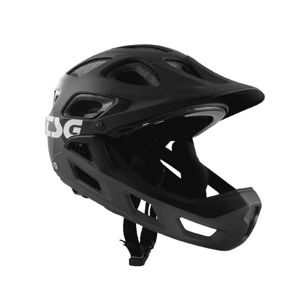 TSG TECHNICAL SAFETY GEAR Casque seek youth FR graphic design XXS/XS gris-noir
