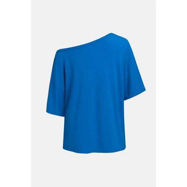 T-shirt bleu à imprimé graphique