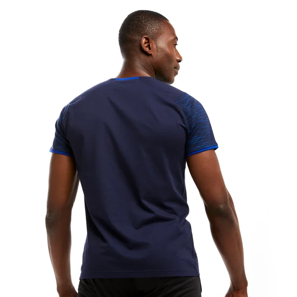 T-shirt de football T100 équipe bleu foncé