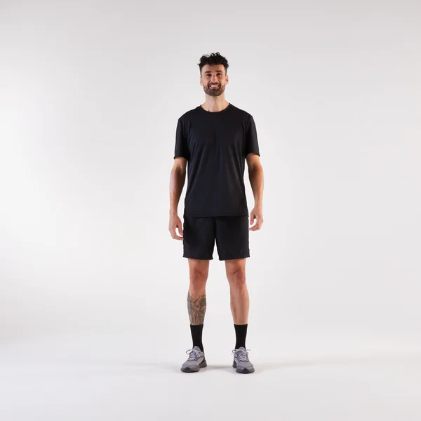 T-shirt de running Homme, Kiprun Run 100 noir