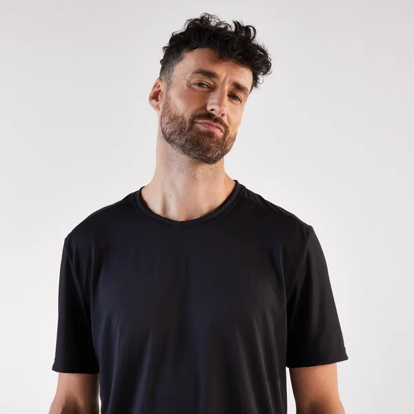 T-shirt de running Homme, Kiprun Run 100 noir