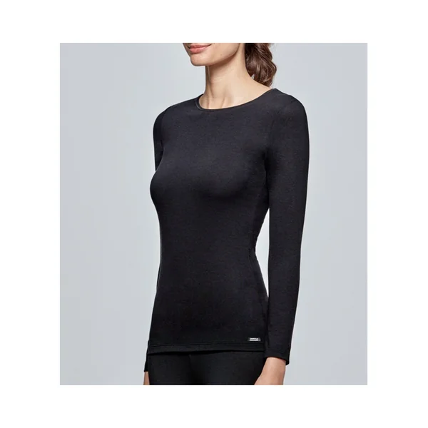 Tshirt femme manches longues Thermo NOIR
