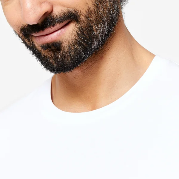 T-shirt fitness coton homme - 100 sportee blanc