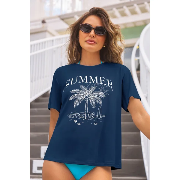 T-shirt graphique estival