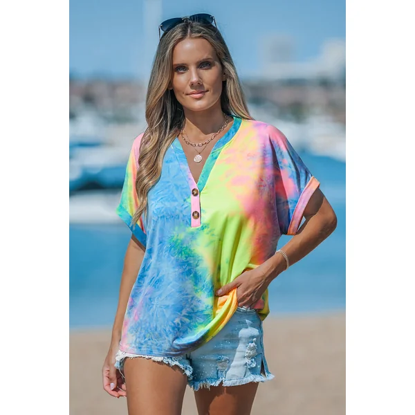 T-shirt tie dye décontracté