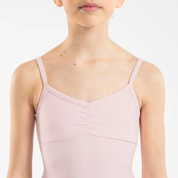 Tunique de danse classique fille rose pâle.