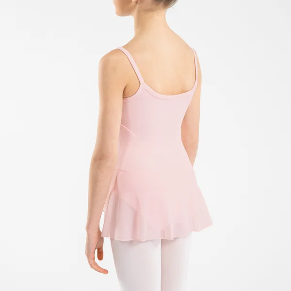 Tunique de danse classique fille rose pâle.