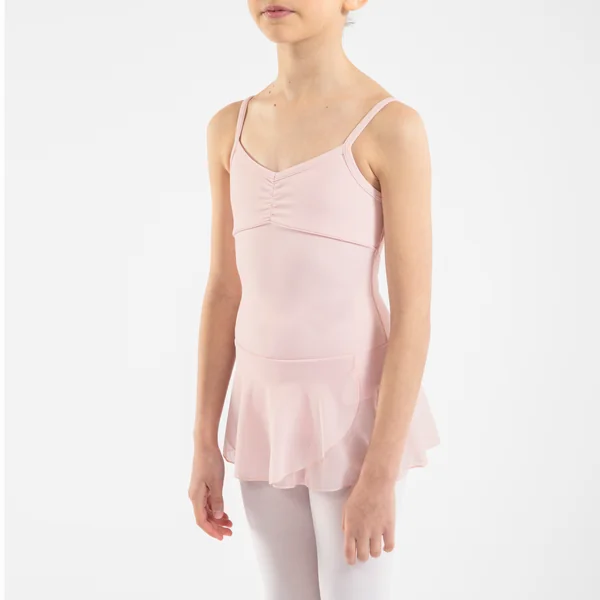 Tunique de danse classique fille rose pâle.