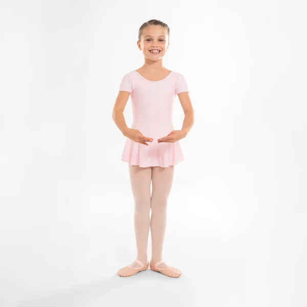 Tunique justaucorps à jupette de danse classique Fille - Rose