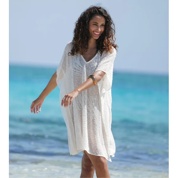 Tunique La Sexy Résille Blanc Nacré