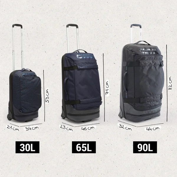Valise 65l - urban bleue