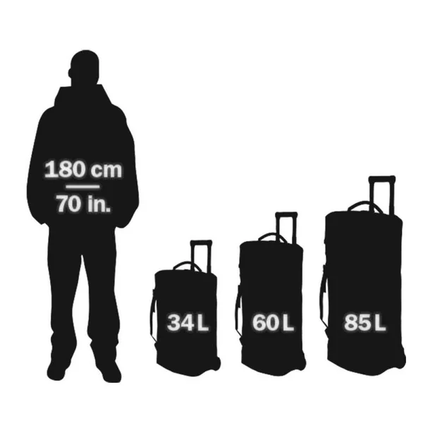 Valise étanche à roulette Duffle RG Tizip