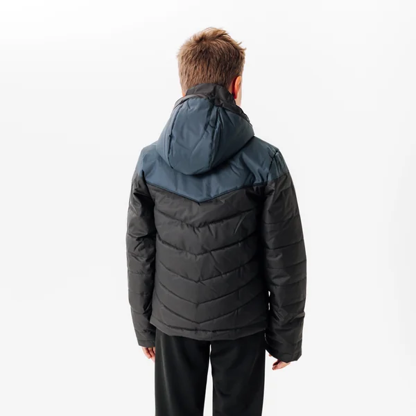 VESTE CHAUDE DE FOOTBALL COURTE ENFANT NOIRE