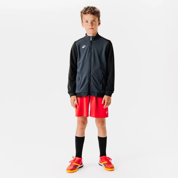 Veste de football d'entrainement essential noire et grise
