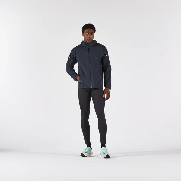 Veste de running imperméable et respirante Homme, KIPRUN Run 900 gris graphite
