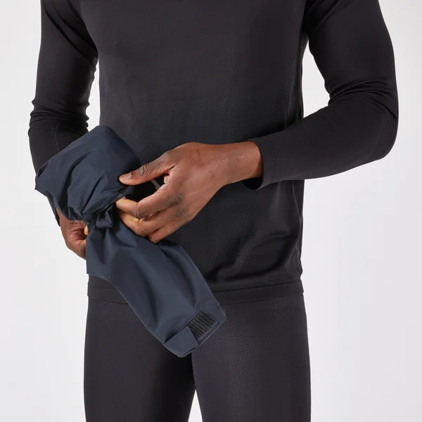 Veste de running imperméable et respirante Homme, KIPRUN Run 900 gris graphite