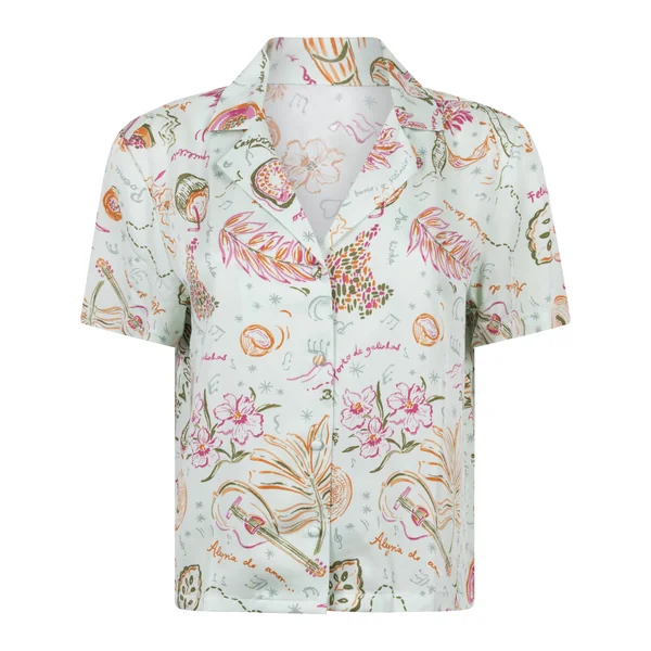 Veste en satin - Vert
