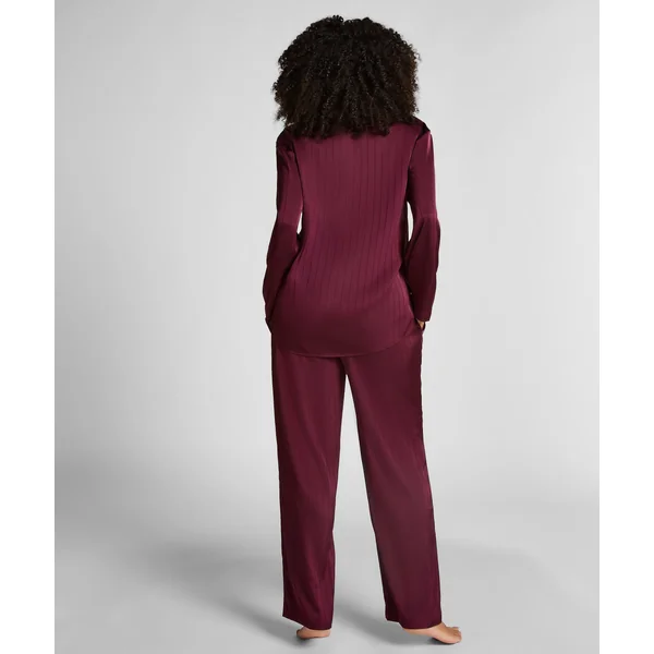 Veste en satin à rayures - Violet