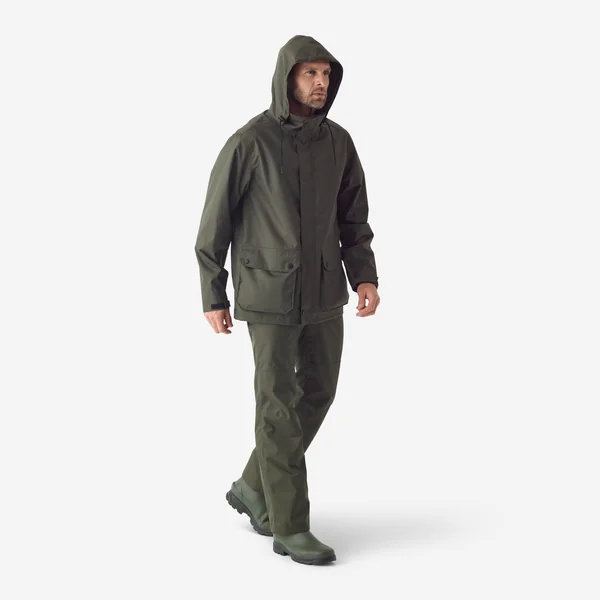 Veste impermeable 500 verte