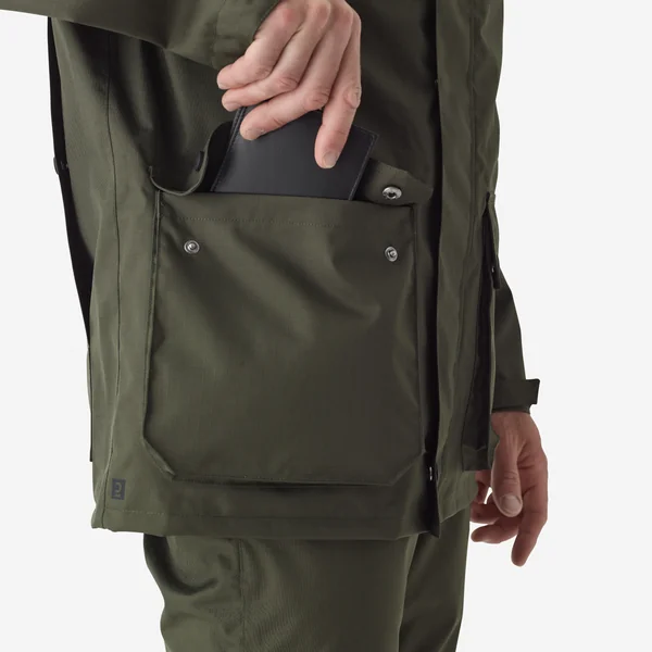 Veste impermeable 500 verte