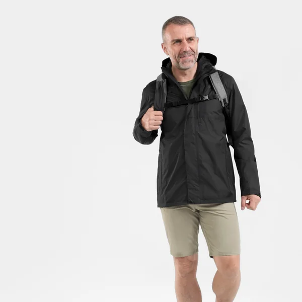 Veste imperméable de randonnée - NH500 Imper - Homme - noir