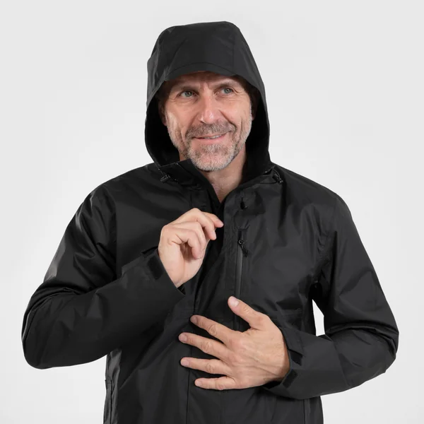 Veste imperméable de randonnée - NH500 Imper - Homme - noir