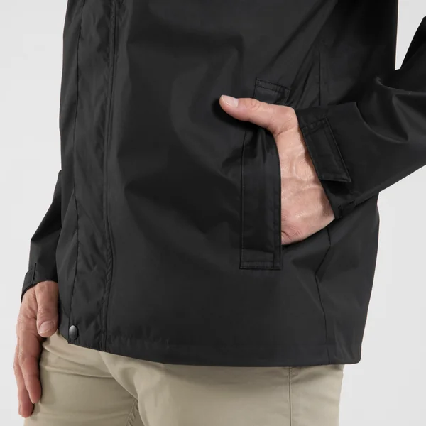 Veste imperméable de randonnée - NH500 Imper - Homme - noir
