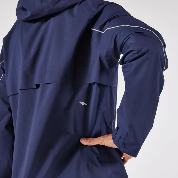 Veste imperméable running trail Homme, KIPRUN Run 500 Bleu