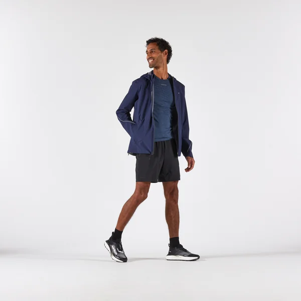 Veste imperméable running trail Homme, KIPRUN Run 500 Bleu