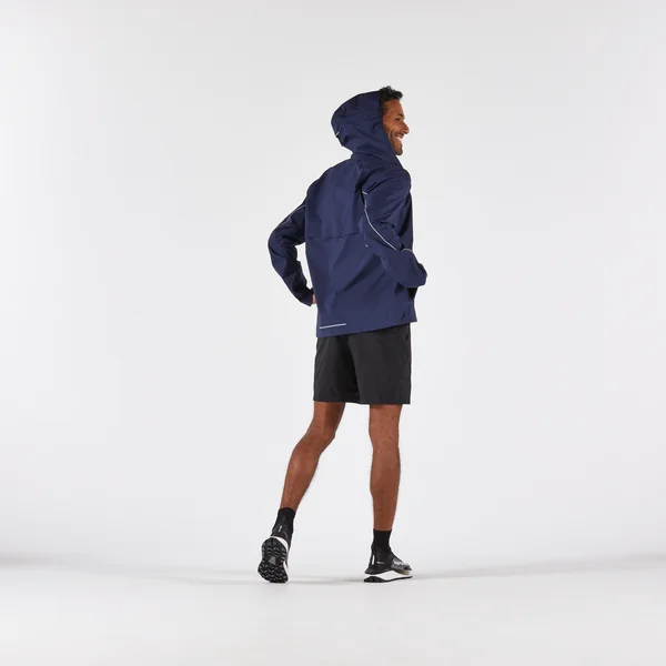 Veste imperméable running trail Homme, KIPRUN Run 500 Bleu