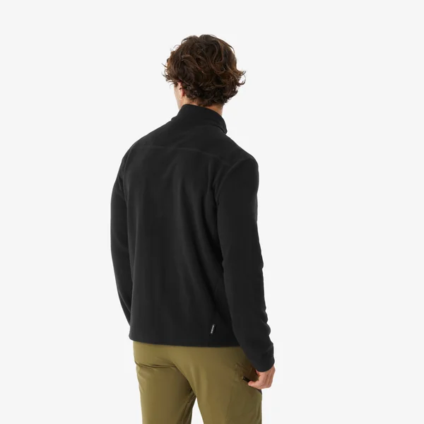Veste Polaire de randonnée - MH120 - Noir - Homme
