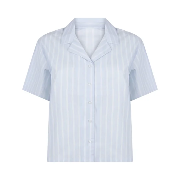 Veste Rayée en Coton - Bleu