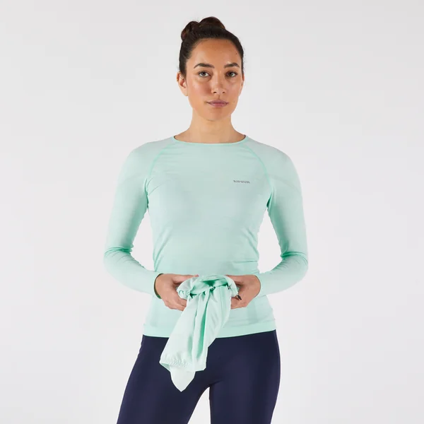 Veste running sans manche coupe vent Femme, KIPRUN Run wind 500 vert clair
