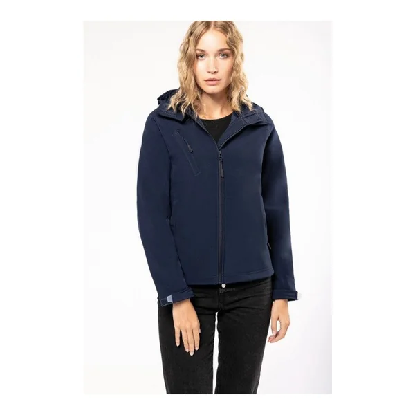 Veste Softshell Capuche Equipage Femme